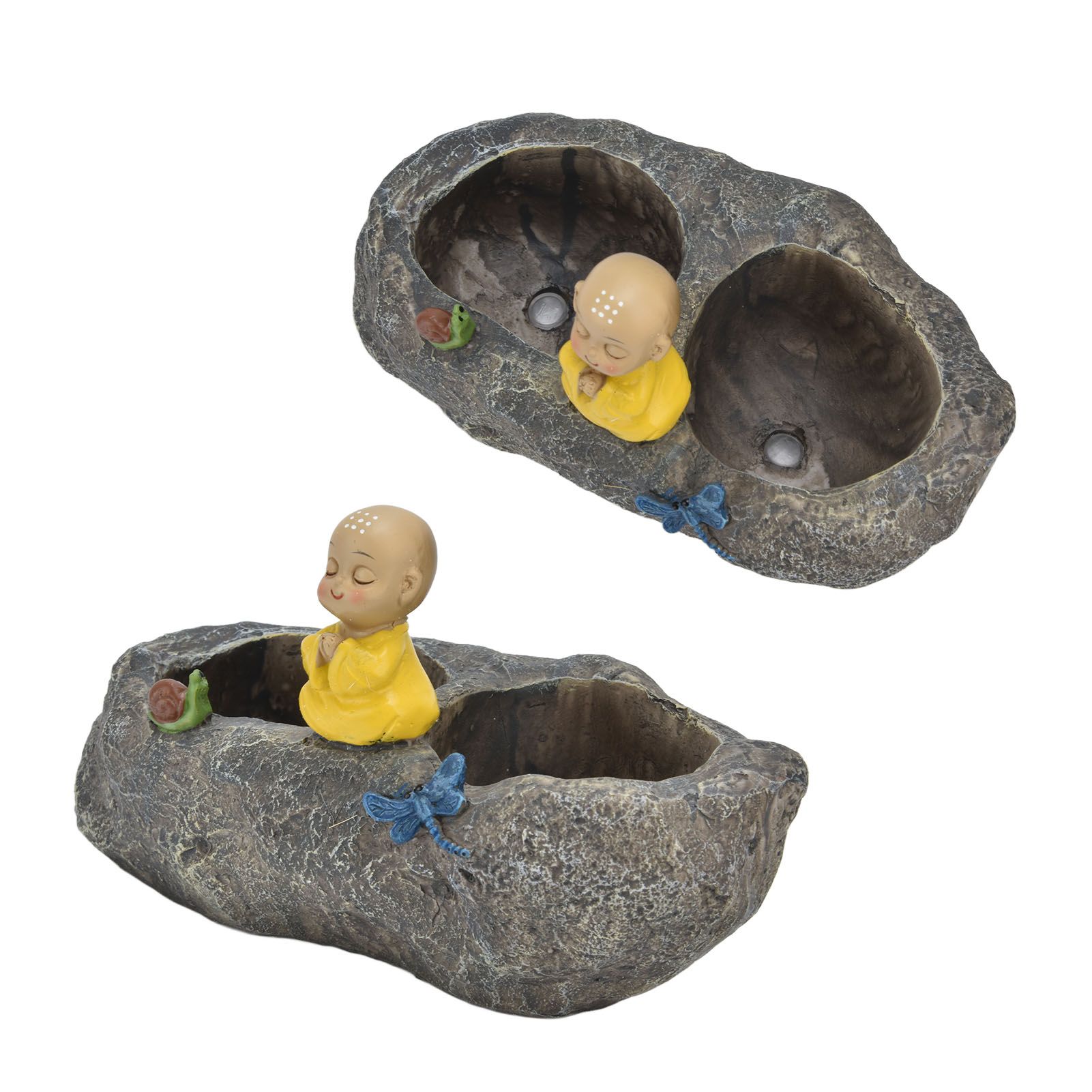 Resin Succulents Pots Cartoon Fake Stone Flower Pots for Planting Succulent Cactus Aloe African Violet โ image 5