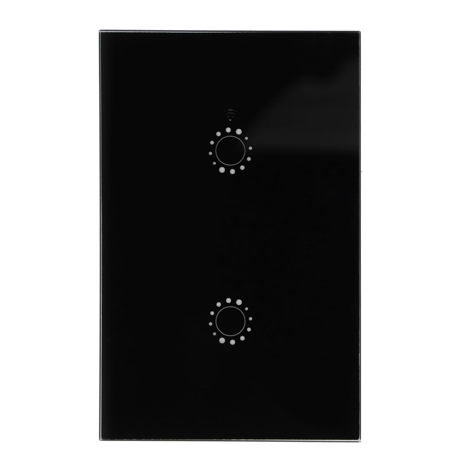 LED Smart Light Switch WiFi Wall Touch 2 Gang for Amazon Alexa Intelligent Voice APP Control AC 95‑250VBlack Cover — image 4