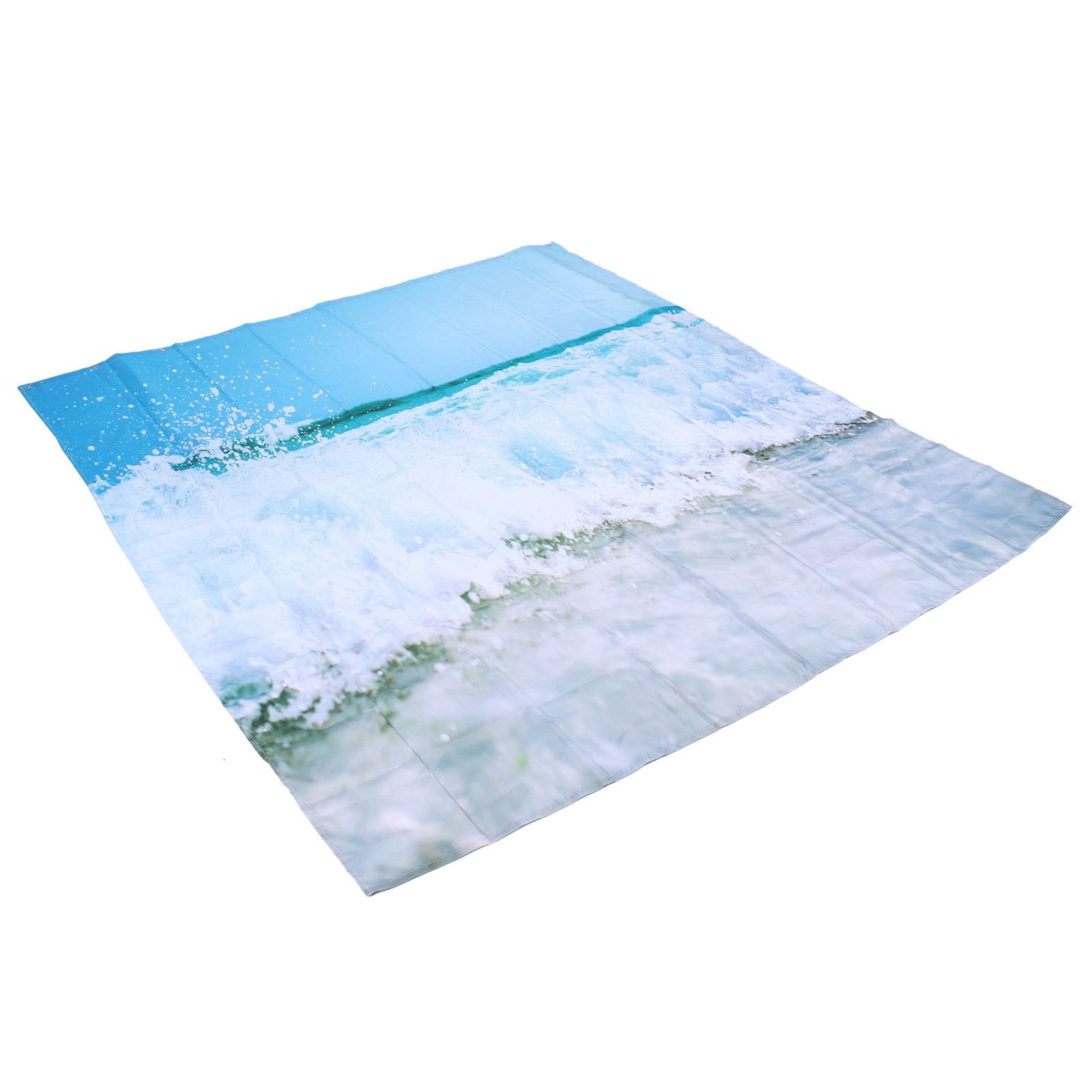 Free Punch Shower Curtain with Hook Waterproof Bath Curtain for Home Bathroom Supplies150x180 cm — image 2