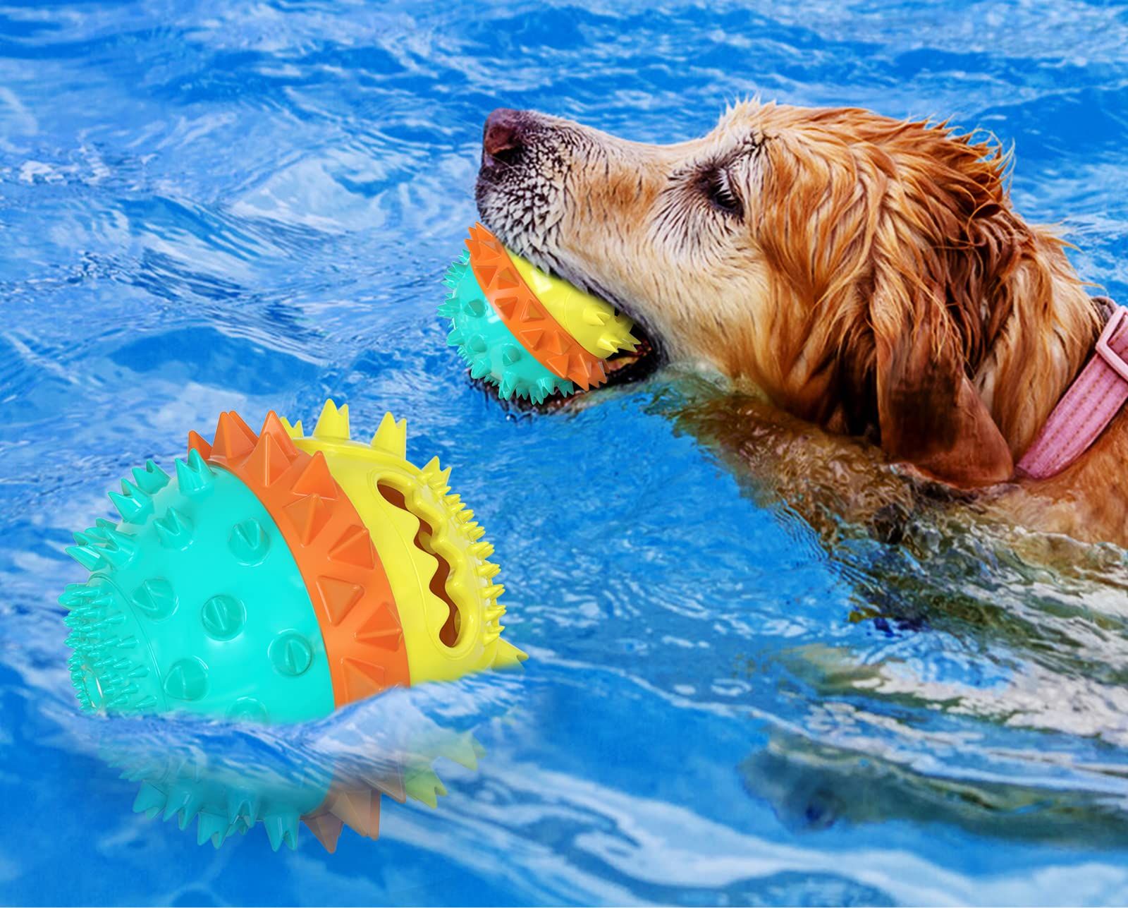 Dog Toys for Aggressive Chewers, Treat Dispensing Dog Toys, Durable Puzzle Balls Puppy Chew Toys for Teething โ image 5