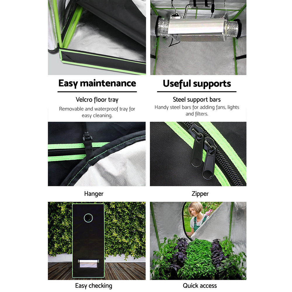 Greenfingers Grow Tent 100x100x200CM Hydroponics Kit Indoor Plant Room System โ image 6