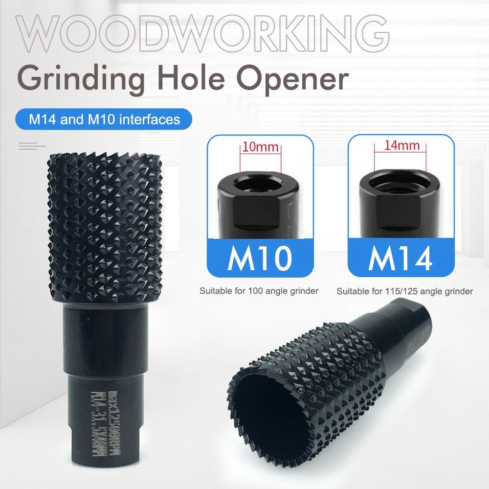 woodworking carving and polishing set, angle grinder accessories, wood carving tools, wood grinding balls, durable woodworking tools - Black - Size — image 6