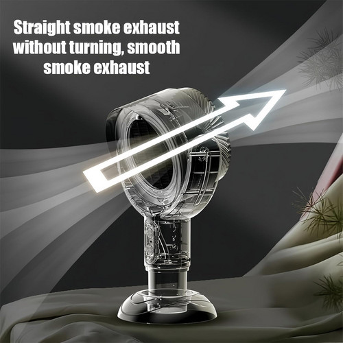 Portable Smoke Away Purifier Fan Smoke Fan for Indoor Cook Smoking with Filter GOLD โ image 6