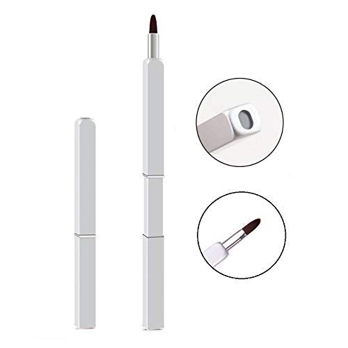 4 PCS Exquisite Professional Lip Brush Applicators-Retractable Lipstick Brushes- Lipstick Gloss Makeup Brush Tool For Women — image 5