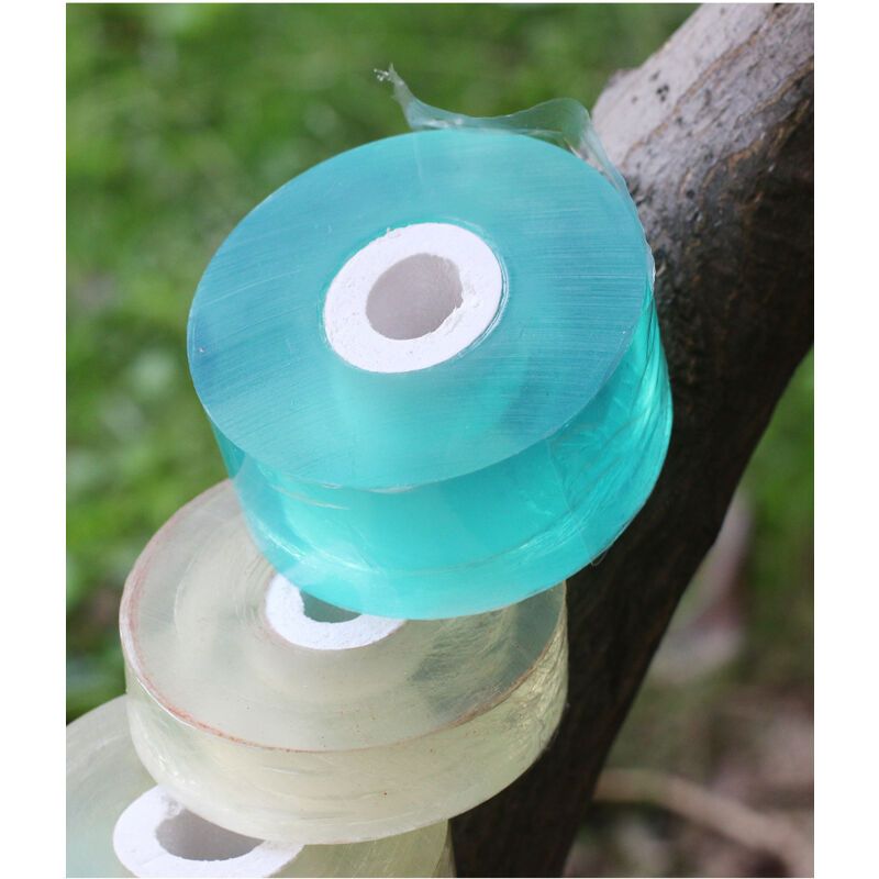 100cmx2cm Stretchable Adhesive Tape Moisture Barrier Tape for Grafting Plant Repair Transparent — image 3