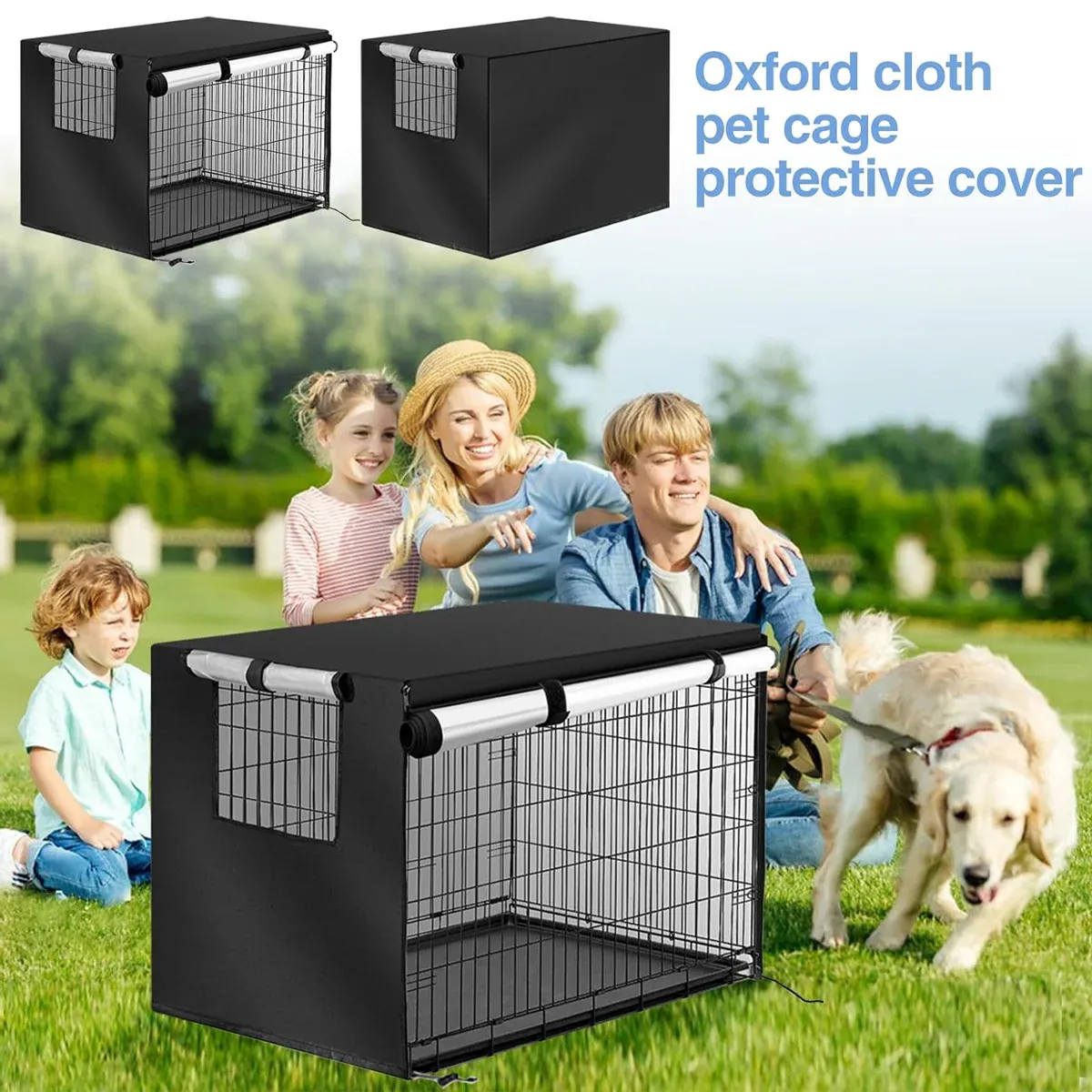 Oxford Cloth Pet Cover Outdoor Garden Yard Dog Dust Protector Waterproof Shield - XS โ image 4