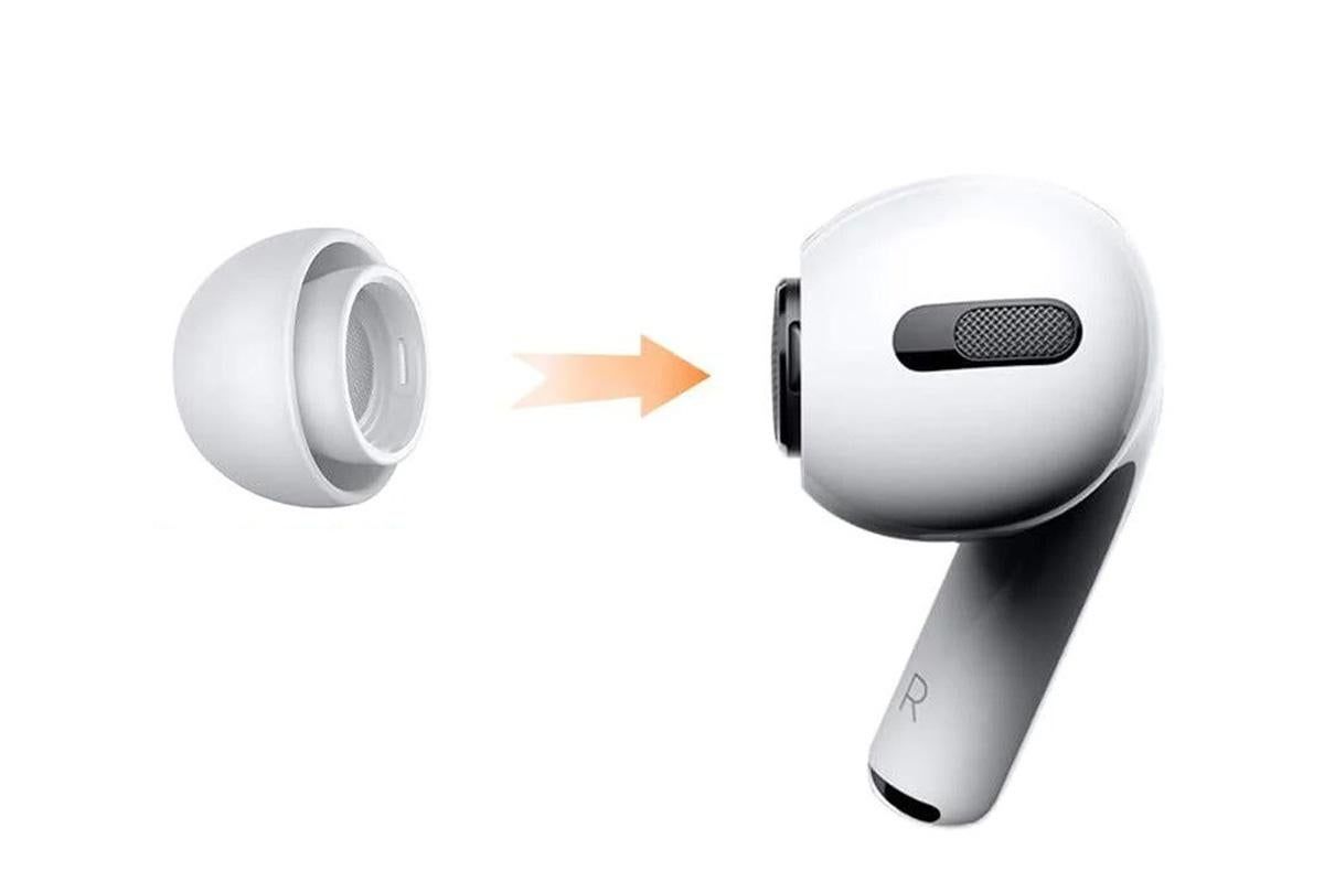 4 Pairs Replacement Ear Tips For AirPods Pro 2nd 1st Generation With Portable Storage Box — image 2