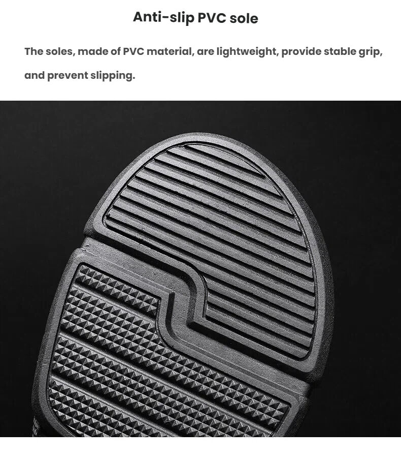 Men's Flip Flops: 4 Colors, EVA-PVC Blend, Comfort & Style for Summer Beach & Daily Wear(Black-gray-39) โ image 6