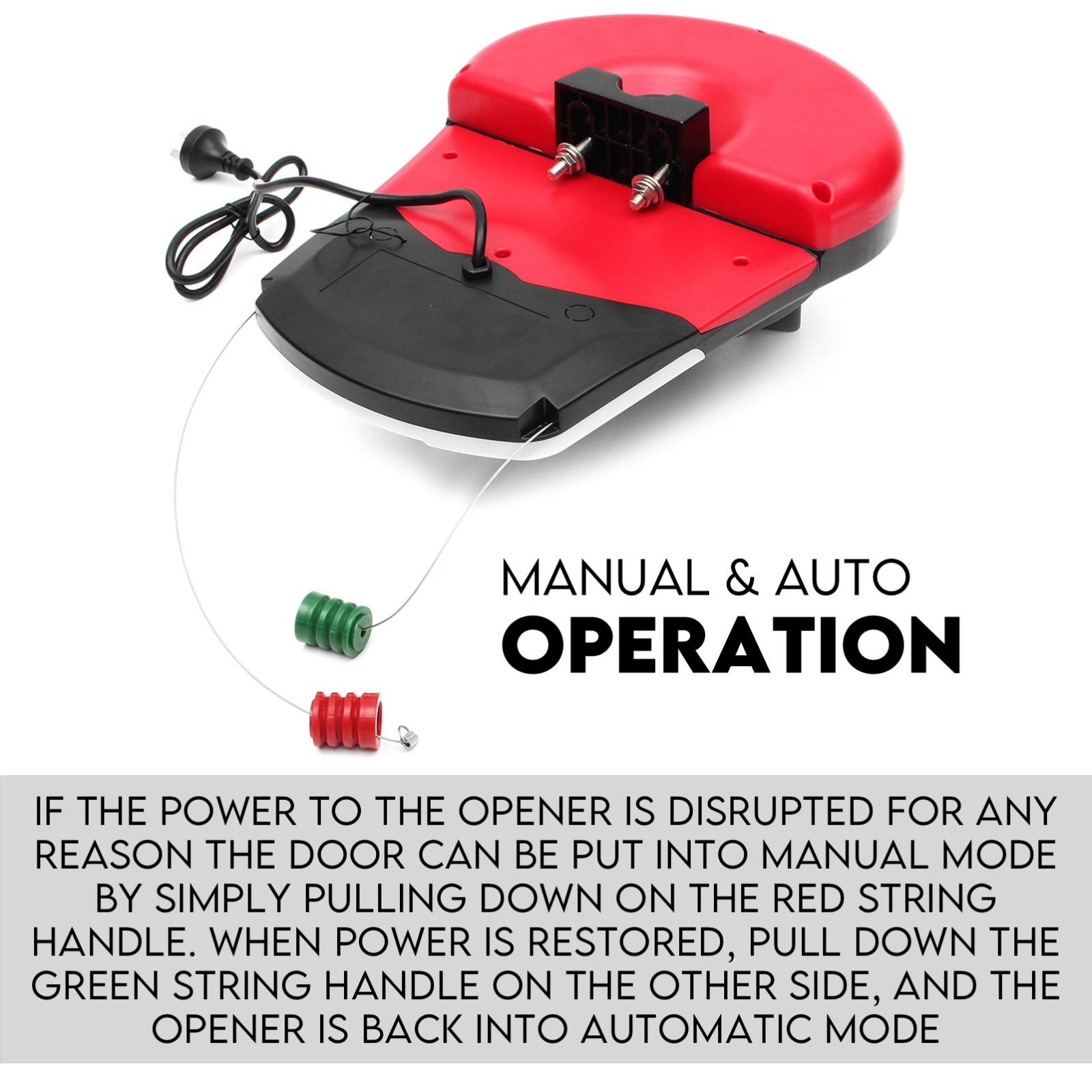 Automatic Roller Door Opener Garage Powerful 1200N Motor Garage 22m2; Rolling AU — image 5