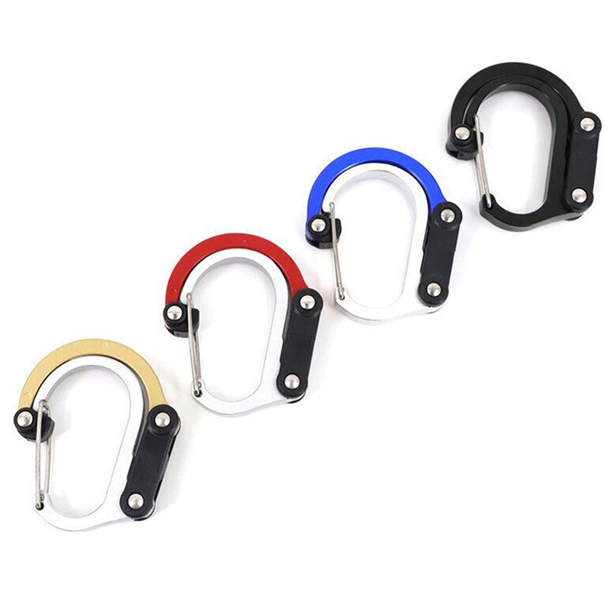 Travel Carabiner Clip Rotating Buckle Fastener for Luggage - Red โ image 2