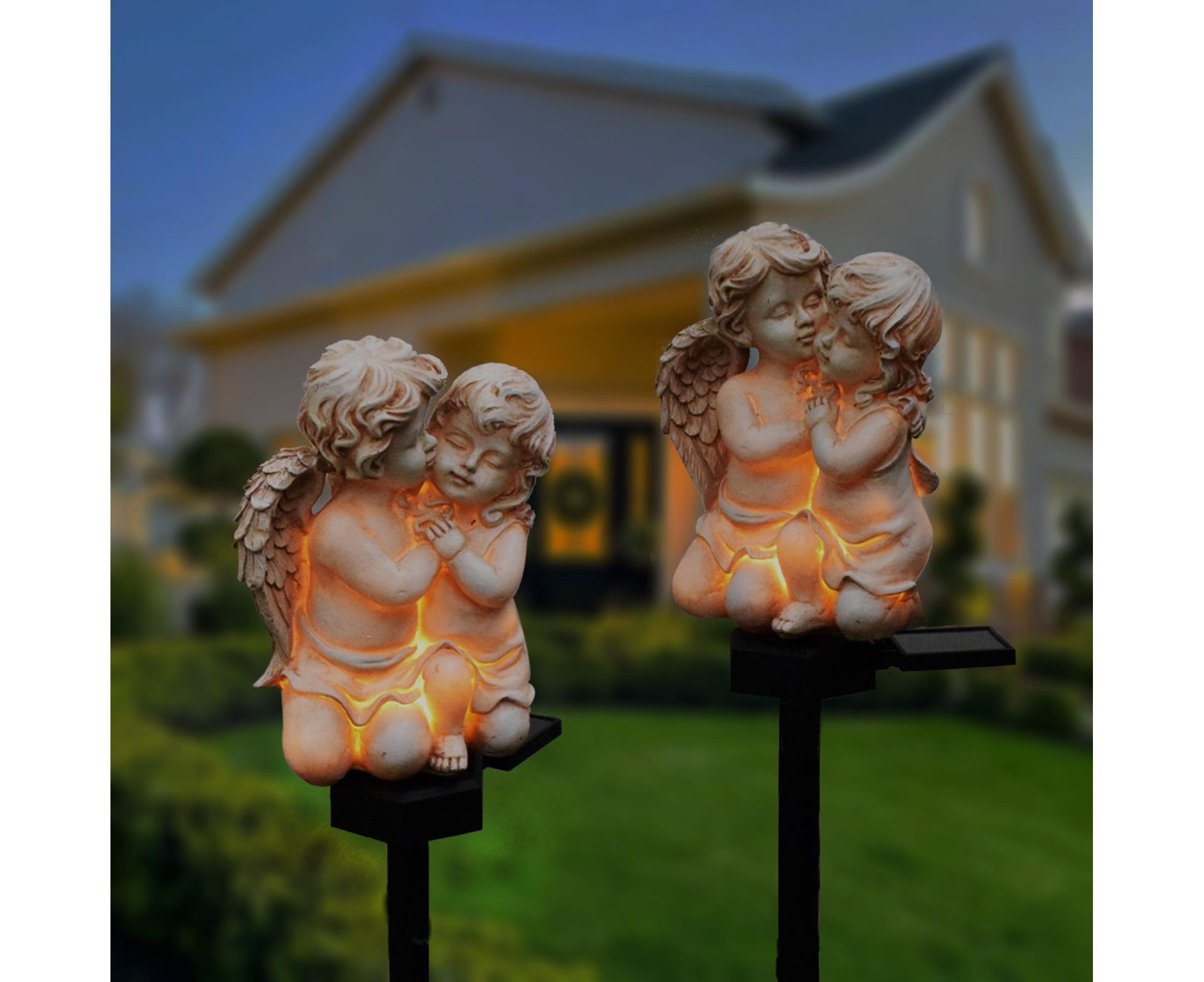 Solar Angel Stake Light Garden Decor - B โ image 3