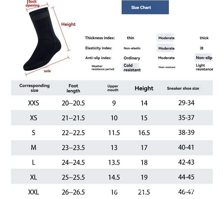 unisex diving socks — image 4