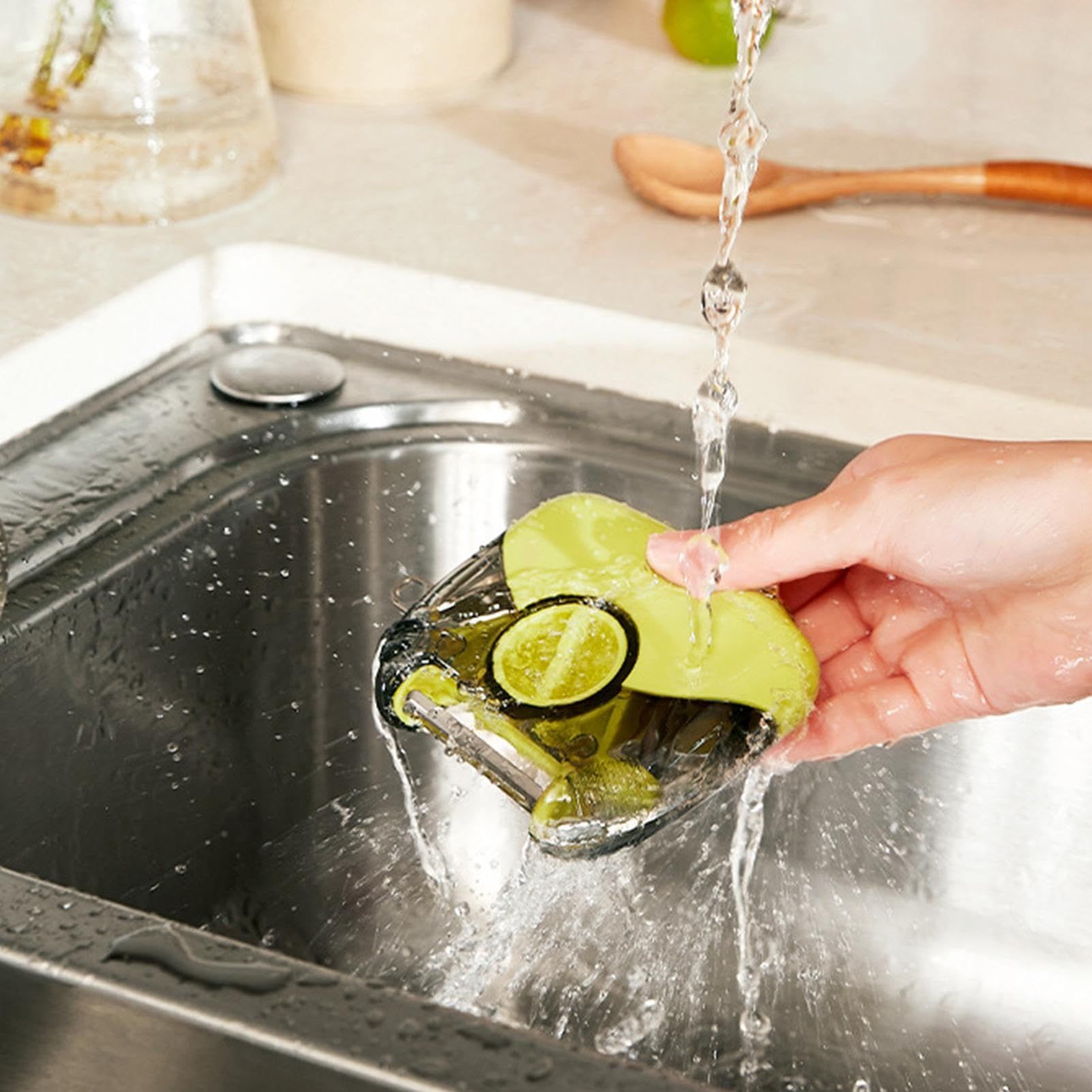 Kitchen Peeler Tool | Vegetable Peeler | Peeling and Slicing Fruit |Kitchen Tools Stainless 3 in 1 Vegetable Peeler โ image 5