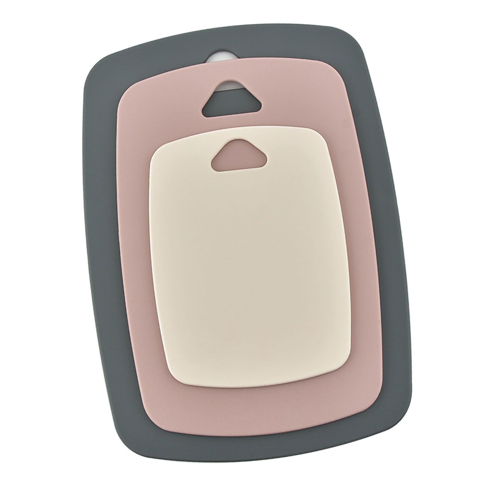 3pcs Cutting Board Set Safe PP Easy Grip Handles Multifunction Kitchen Chopping Board for Home Type 1 Square โ image 4