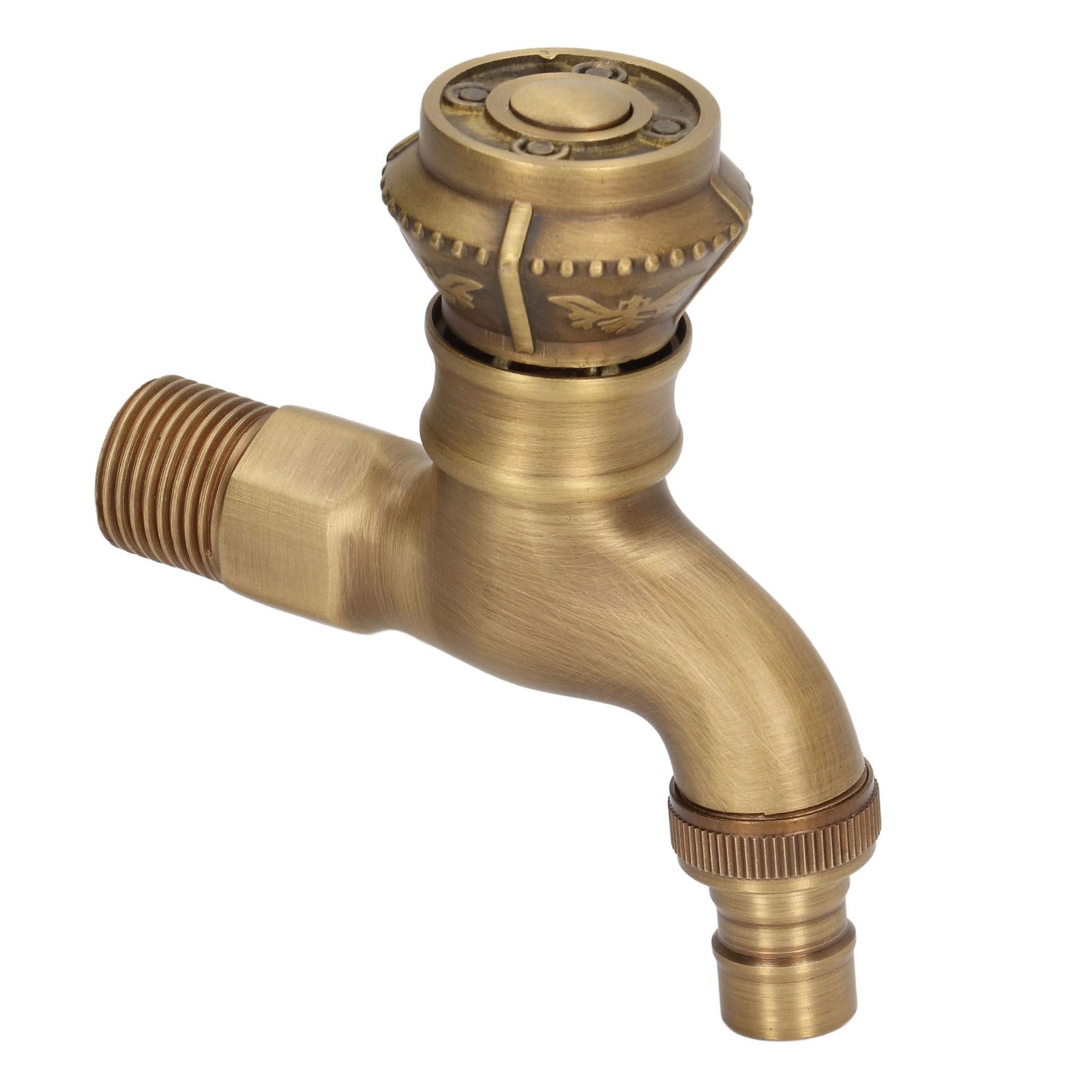 Antique Brass Faucet Bathroom Sink Faucet Cold Hot Water Tap Home Decoration for Basin โ image 6