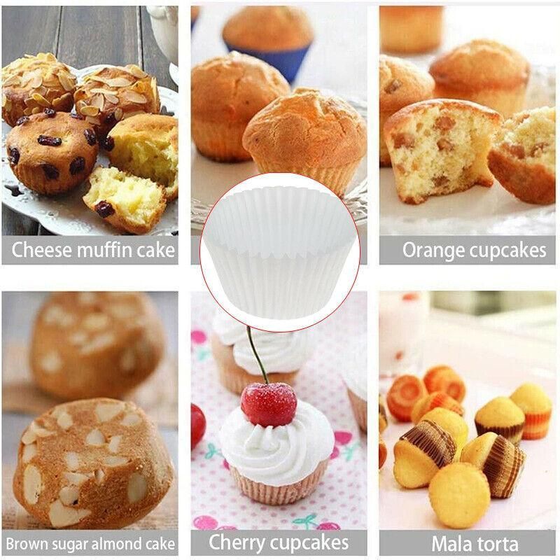 Patty Pans Muffin Cases Choc 600/Pk Cake Boards Cupcake Liners Boxes Baking Cups - 600PCS-2.5CM — image 4