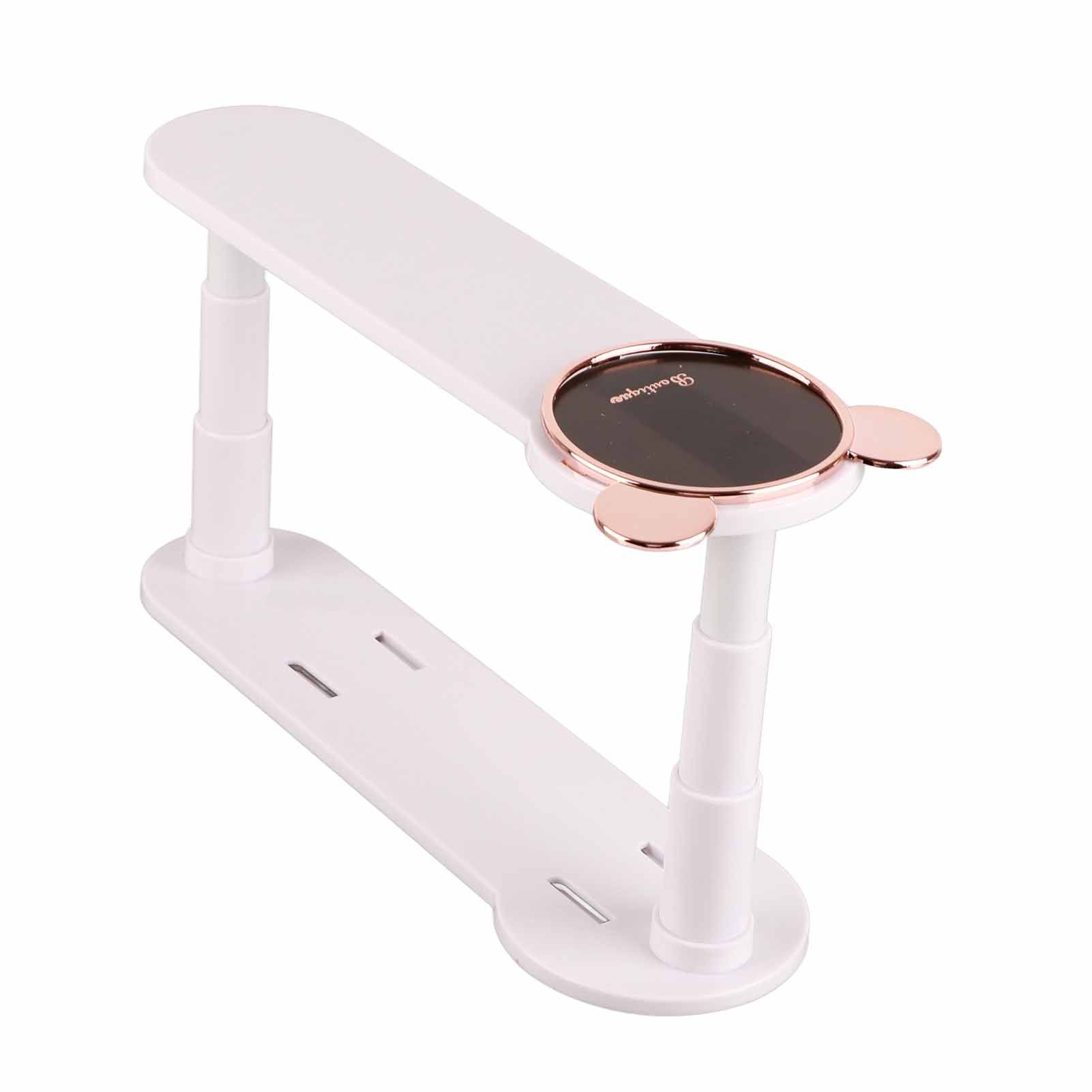 Clothes Hanger Storage Rack Multifunctional Punch Free Hanger Hook Home Balcony Clip Hanger Collector White — image 5