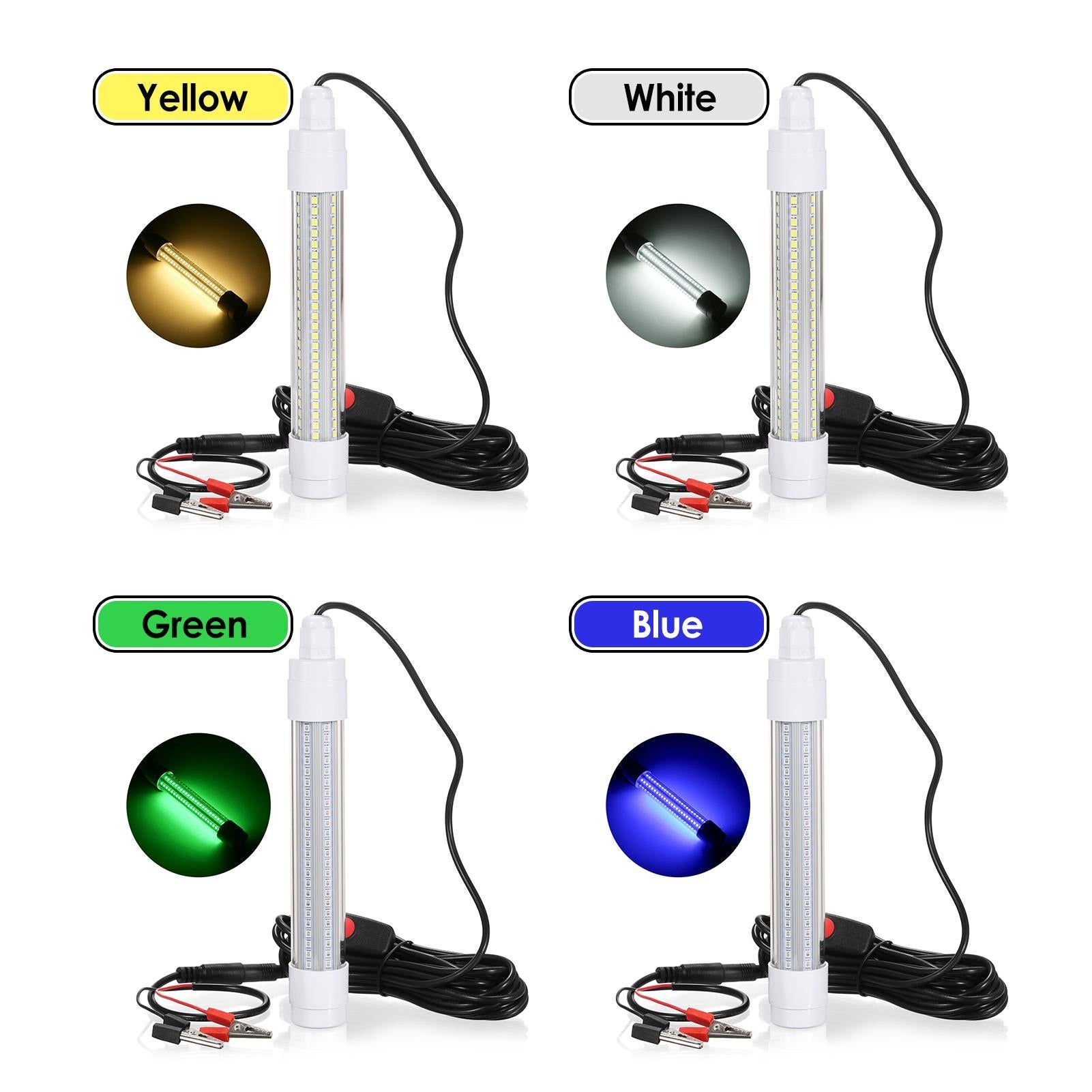 144 LED Submersible Fishing Light Underwater Fish Finder Lamp 16W 1600 Lumens IP68 (Green) โ image 2