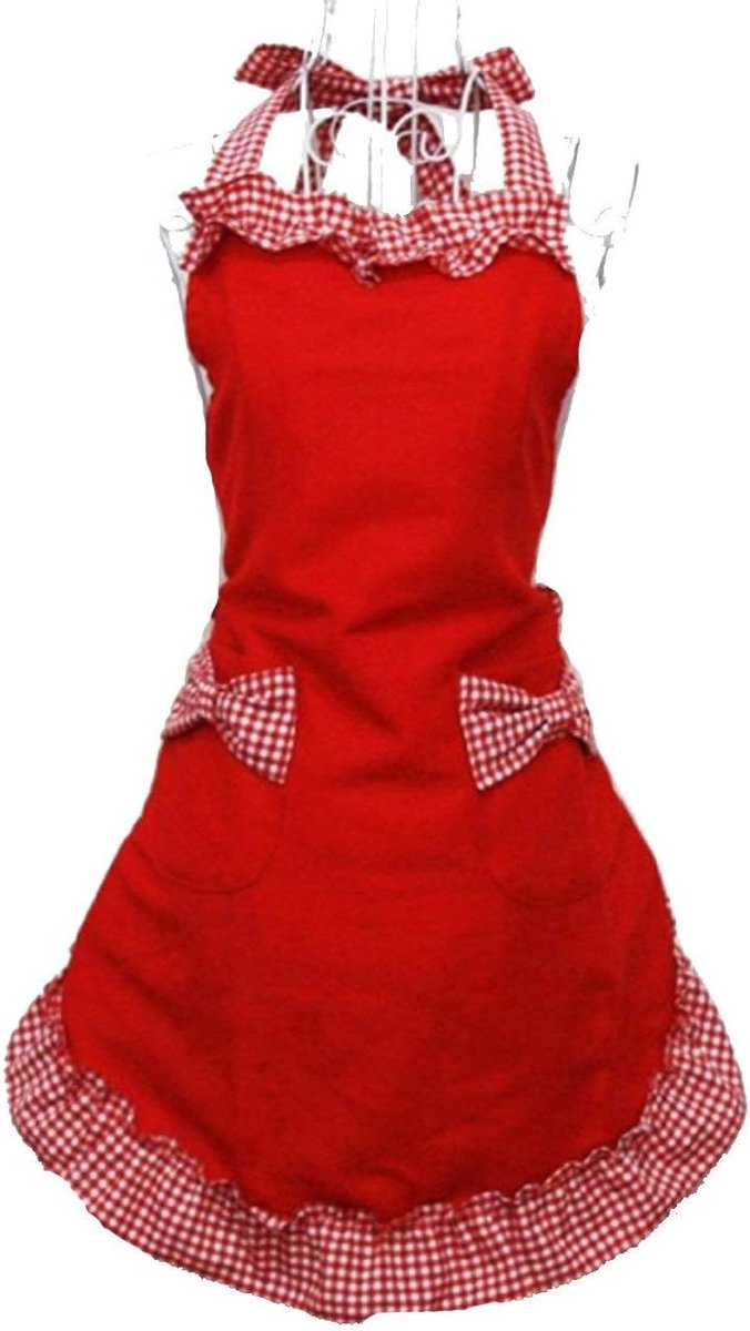Kitchen Apron - Catering Apron - Pottery Apron - BBQ Apron - Painting Apron - Carpenter's Apron - flirty vintage aprons for womanly girls with pockets as a