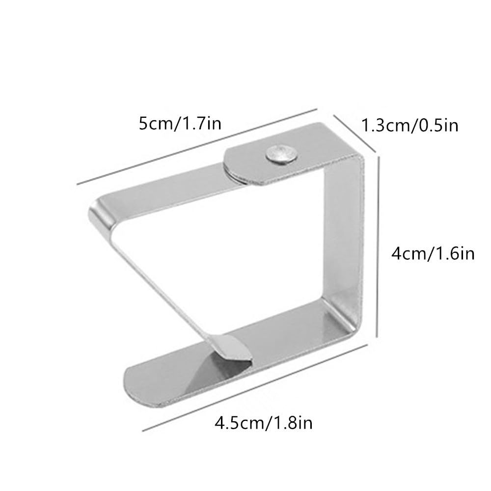 10pcs Tablecloth Clips for Outdoor Tables, Stainless Steel Table Cloth Clip/Holders Premium Table Cover Clamps Metal Picnic โ image 5