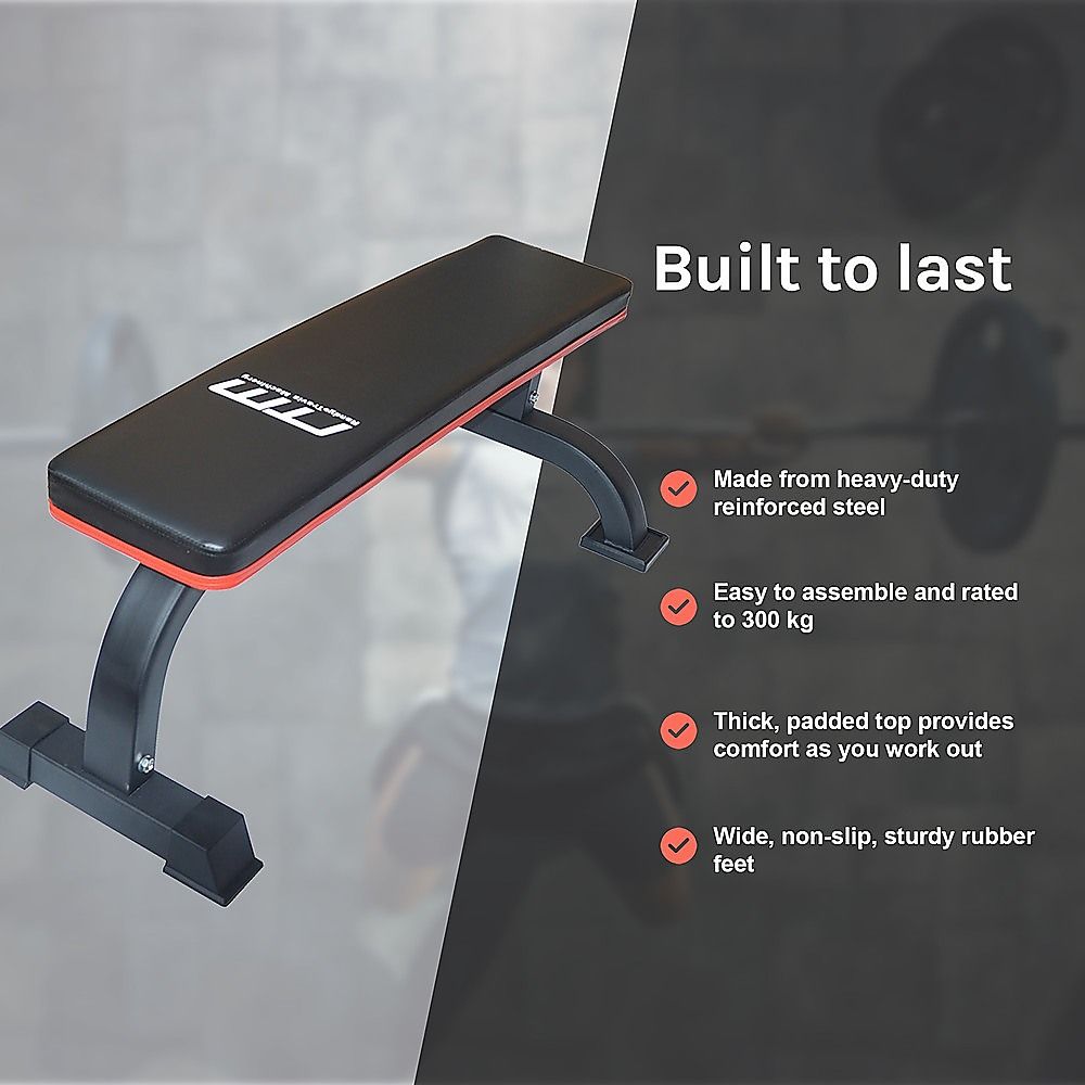 Commercial Flat Weight Lifting Bench — image 3