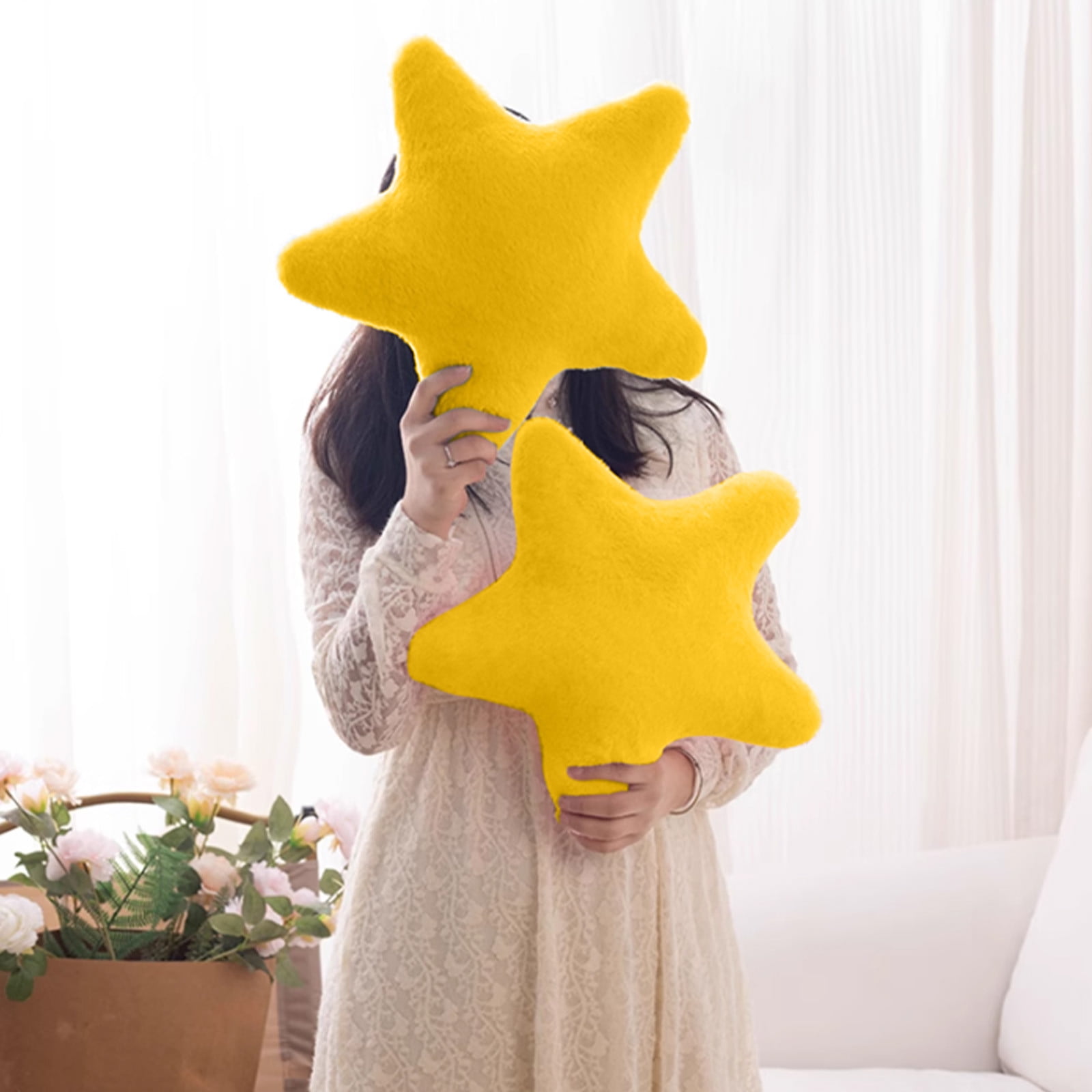 Toddler Toys, Baby Toys Star Pillow Decorative Throw Pillows For Bed Couch Star Shaped Pillow Floor Cushions Room Decor Pillow With Soft Faux For Sofa Bedroom โ image 6