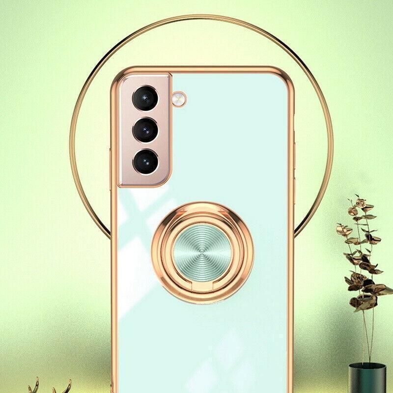 Dark Green Shockproof Ring Holder Case Cover for Samsung S22 Ultra S22 Plus Note 20 - Samsung Galaxy A13 โ image 3