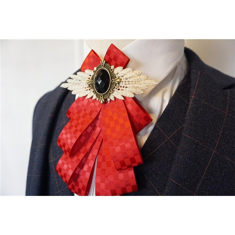 Dangle Wedding Party Bow Tie Women/Men Ribbon Pre Tied Neck Tie Adustable, Tied Bow Tie Luxury Decorative Suit โ image 5