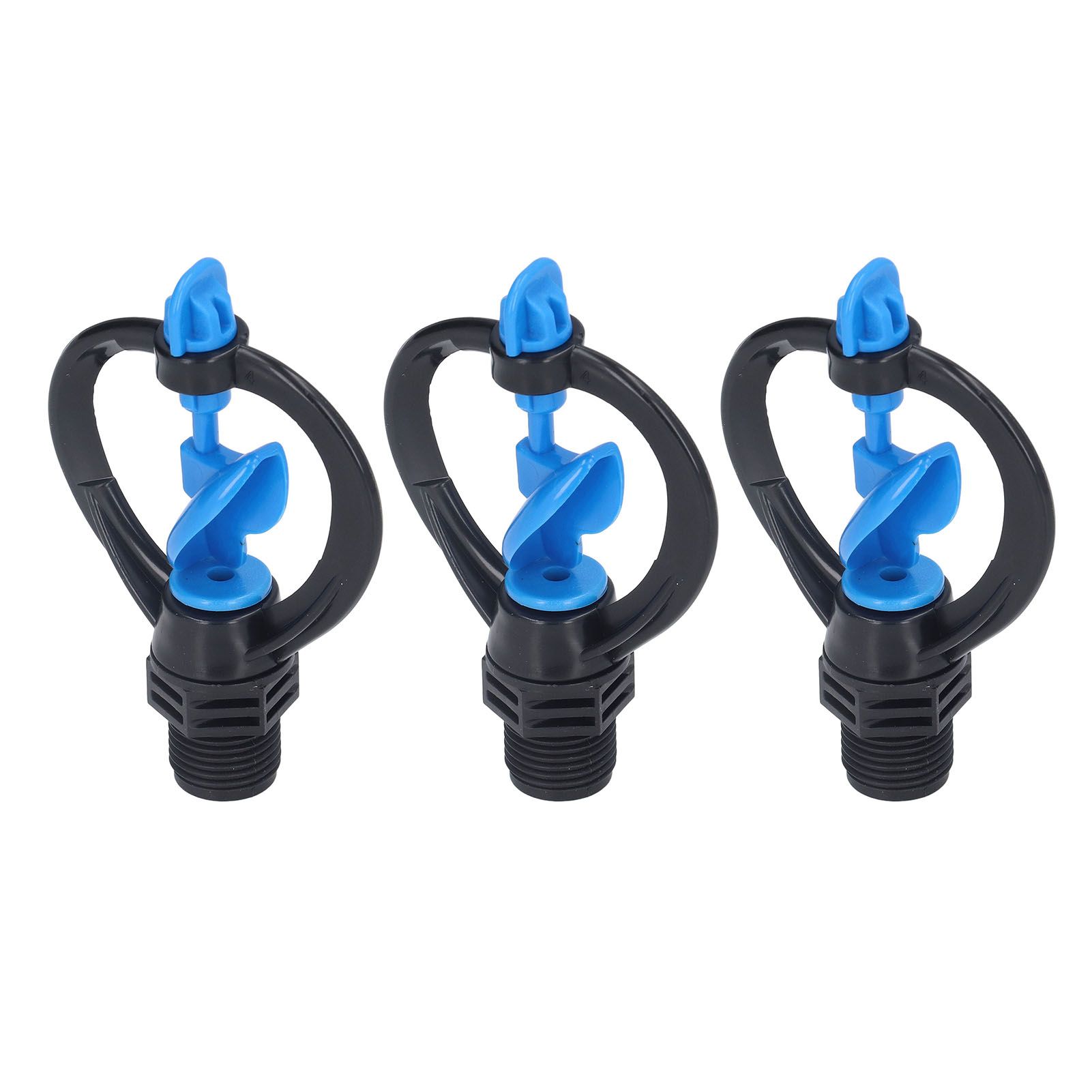 15Pcs Lawn Sprinkler Nozzle G1/2 External Thread 360° Automatic Rotation Mid Range for Lawn Garden Watering IrrigationImpeller Nozzle — image 3