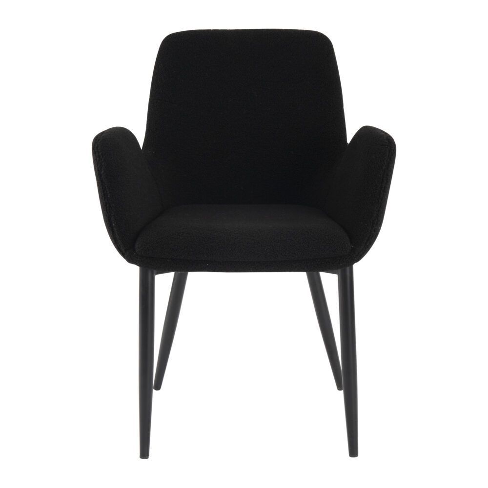 Charcoal Embrace Boucle – teddy Sherpa Fabric Armchair Set โ image 6