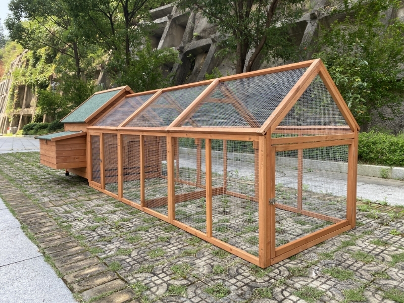 YES4PETS 350 CM XXL Chicken Coop Rabbit Hutch Ferret Cage Hen Chook Cat Kitten House With Run โ image 2
