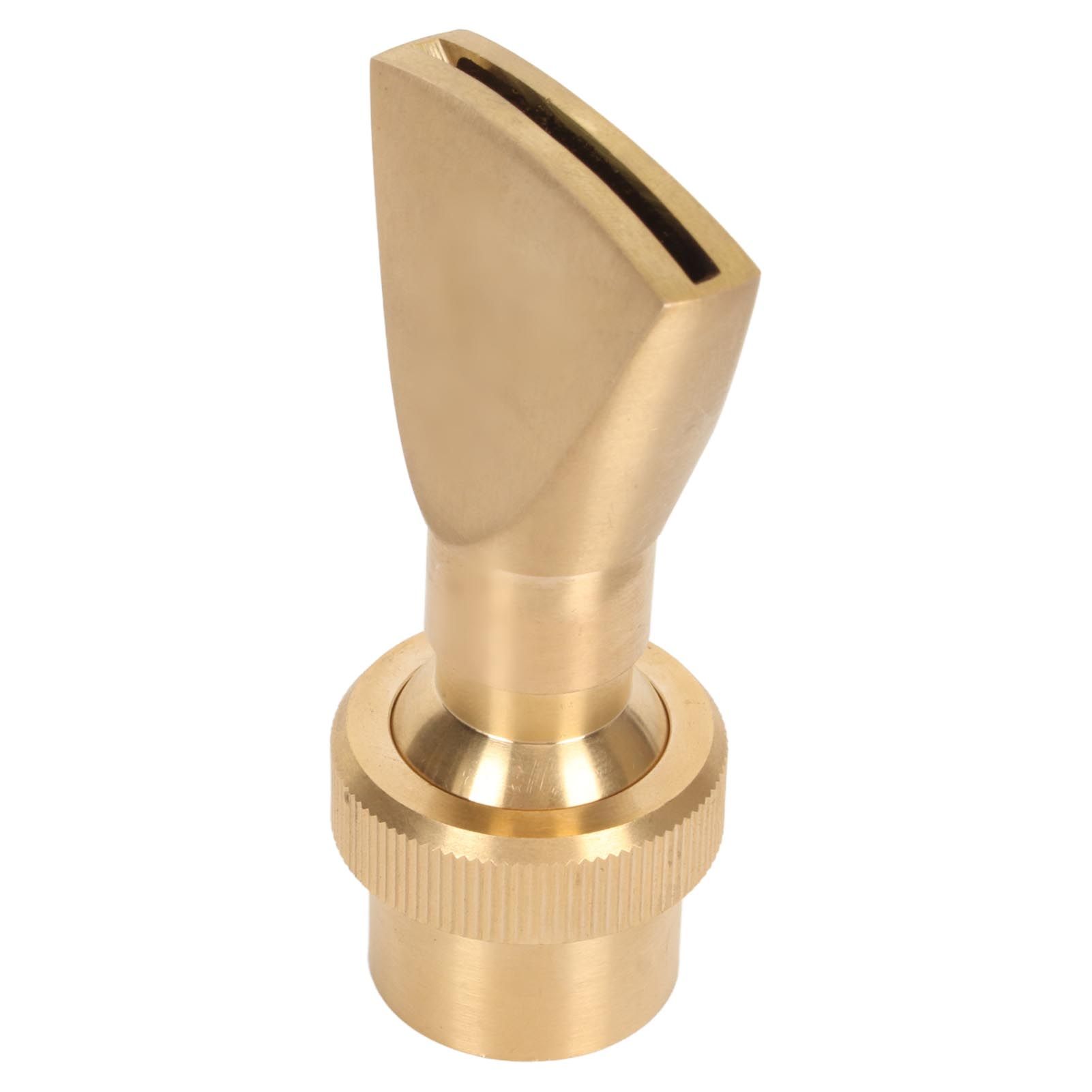 Fountain Nozzle Brass G3/4 Female Thread 25mm Narrow Fan Shaped Pond Sprinkler for Garden Pond Amusement Park Museums — image 3