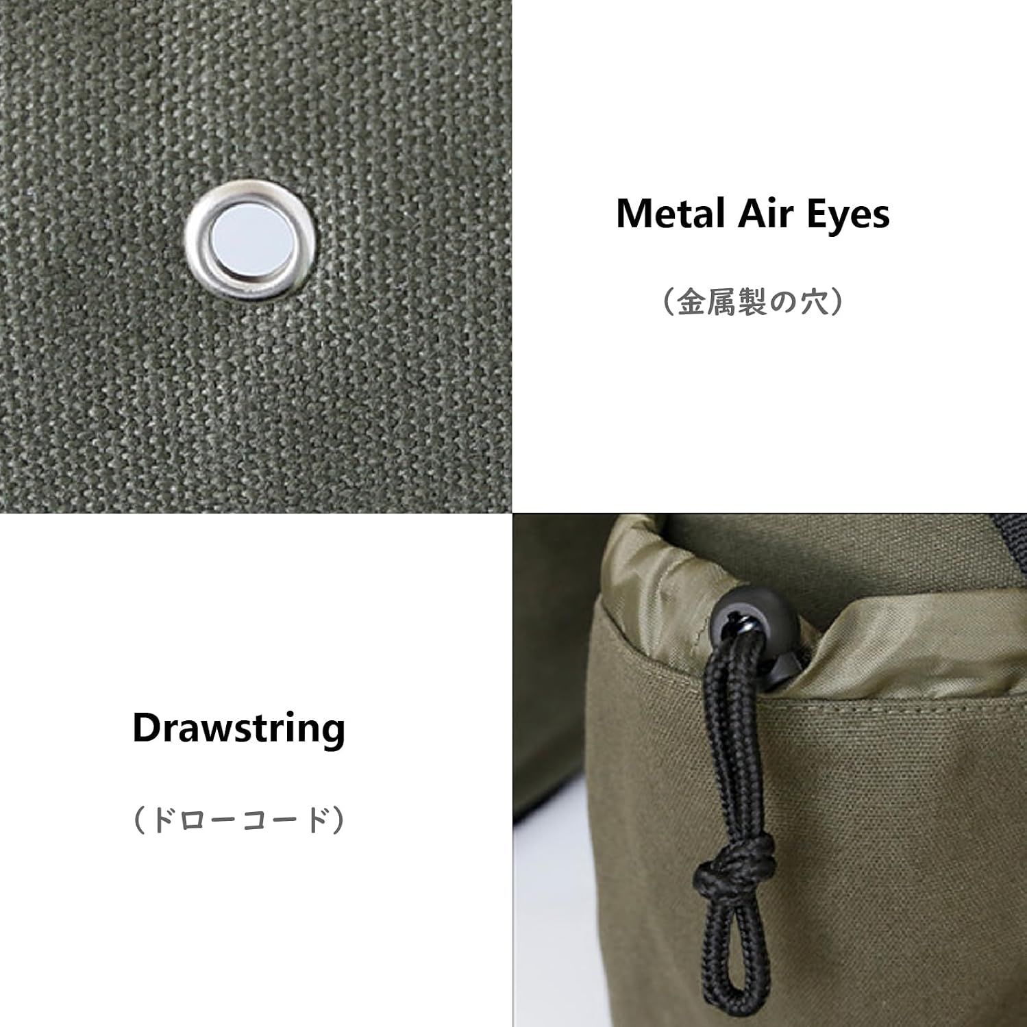 Bike Rack Bag Black Green Khaki Bicycle Panniers Bike Saddle Rear Rack Bag for Grocery Shopping Commuter Cycling Trip (Khaki) — image 5