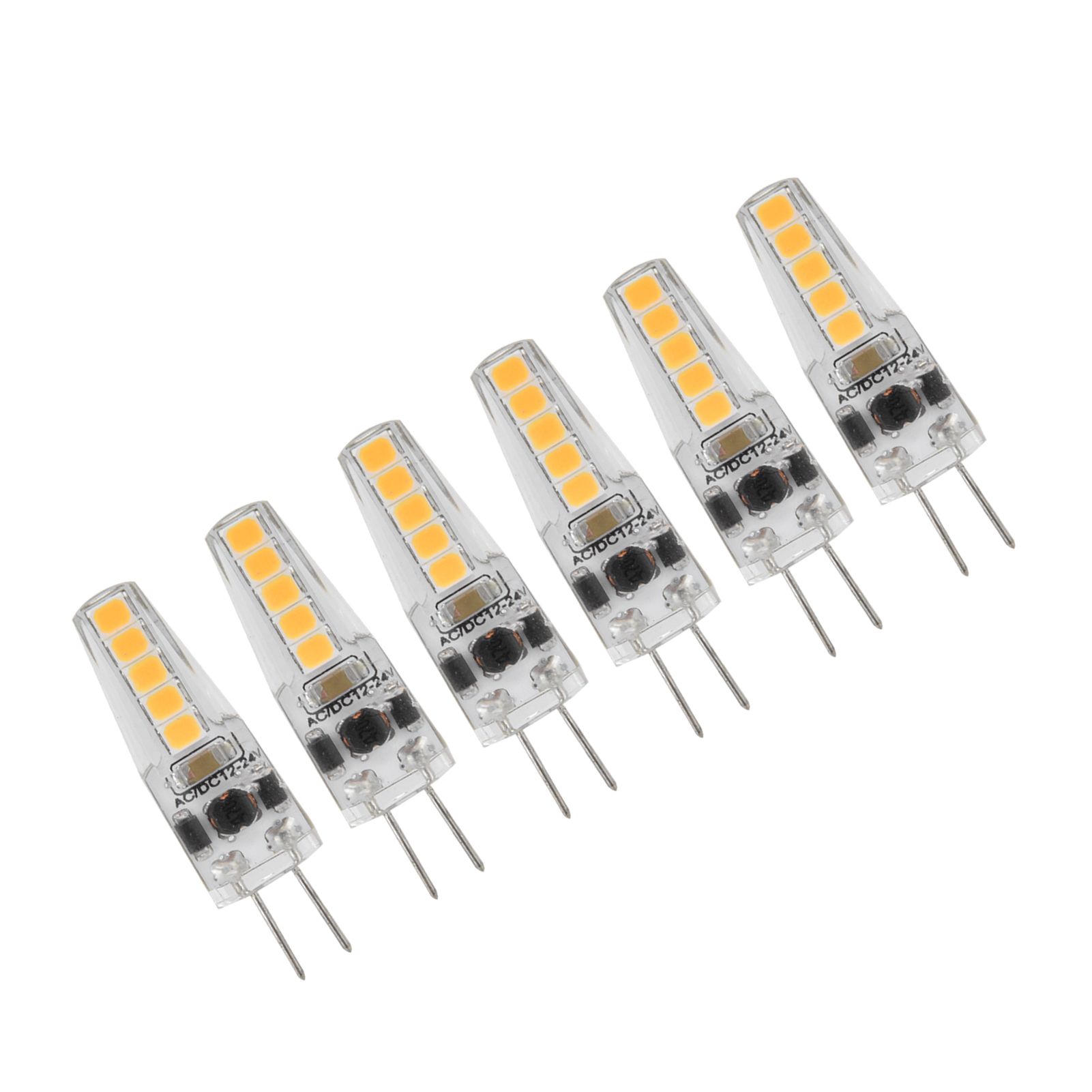 10pcs G4 LED Bulbs 2W Bi Pin Base Dimmable Bulbs for Chandelier Ceiling Lamp Table Lamp Warm White 3000K AC 12‑24V — image 6