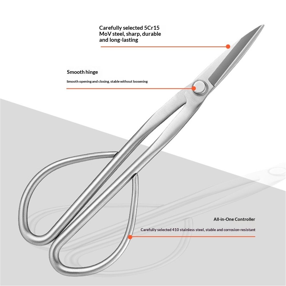 Tender leaf pruning,Bonsai Scissors Professional Grade Bonsai Shears steel integrated Bonsai Tools Equip With Tool Bag โ image 4