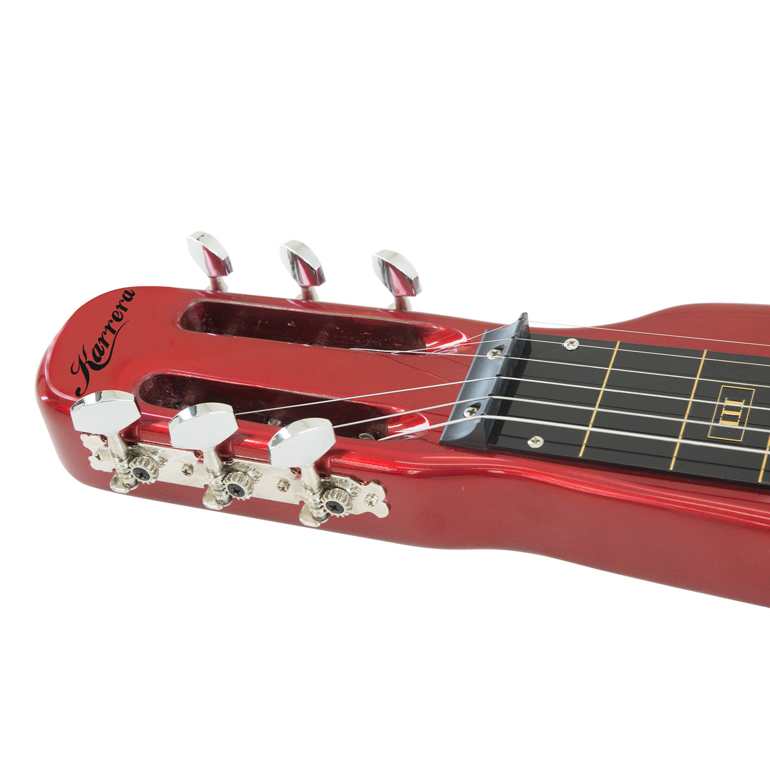 Karrera 6-String Steel Lap Guitar - Metallic Red — image 4