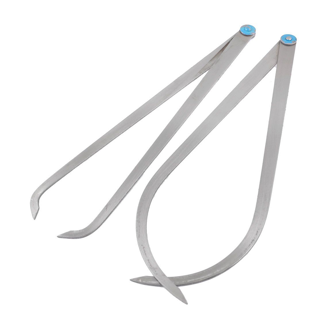 150mm 6-inch Inside Outside Caliper Stainless Steel Firm Friction Joint Measuring Tool 1 Pair — image 4