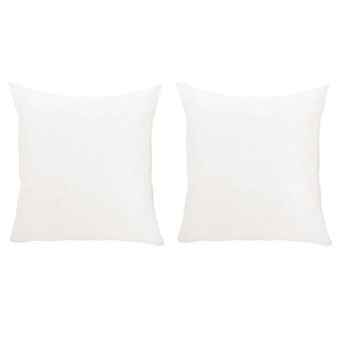 2pcs High Quality Square Pillow Inserts Soft Cushion Fillers Hotel Grade Use - 60 × 60cm