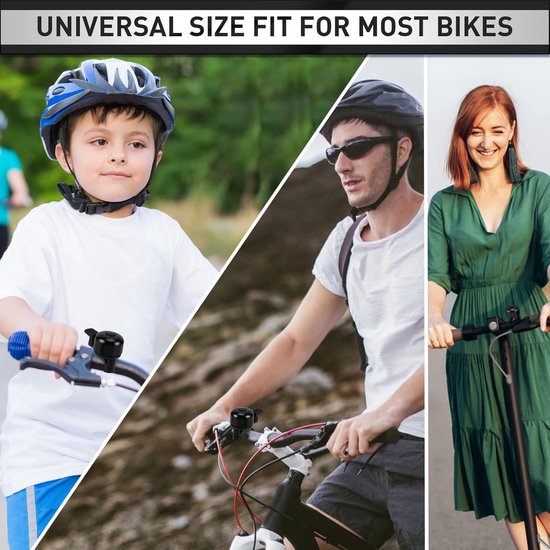 Bicycle Bell - Mountain Bike Vintage Mini Bicycle Bell - Loud - Anti-MTB Racing Bike Bell - Suitable for Children and Adults โ image 3