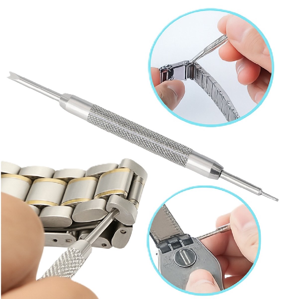 Watch Tools | Changing Watch Strap | Steel Pushpin Remover | Replacing Watch Strap | Stainless Steel