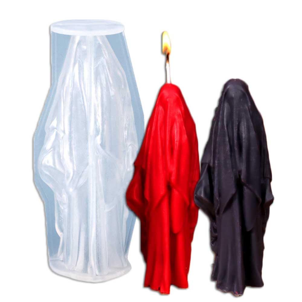 Faceless Wizard Shape Candle Silicone Molds for Making Candle, Resin, Aromatherapy Candles, Handmade Wax Soap, Home Decor