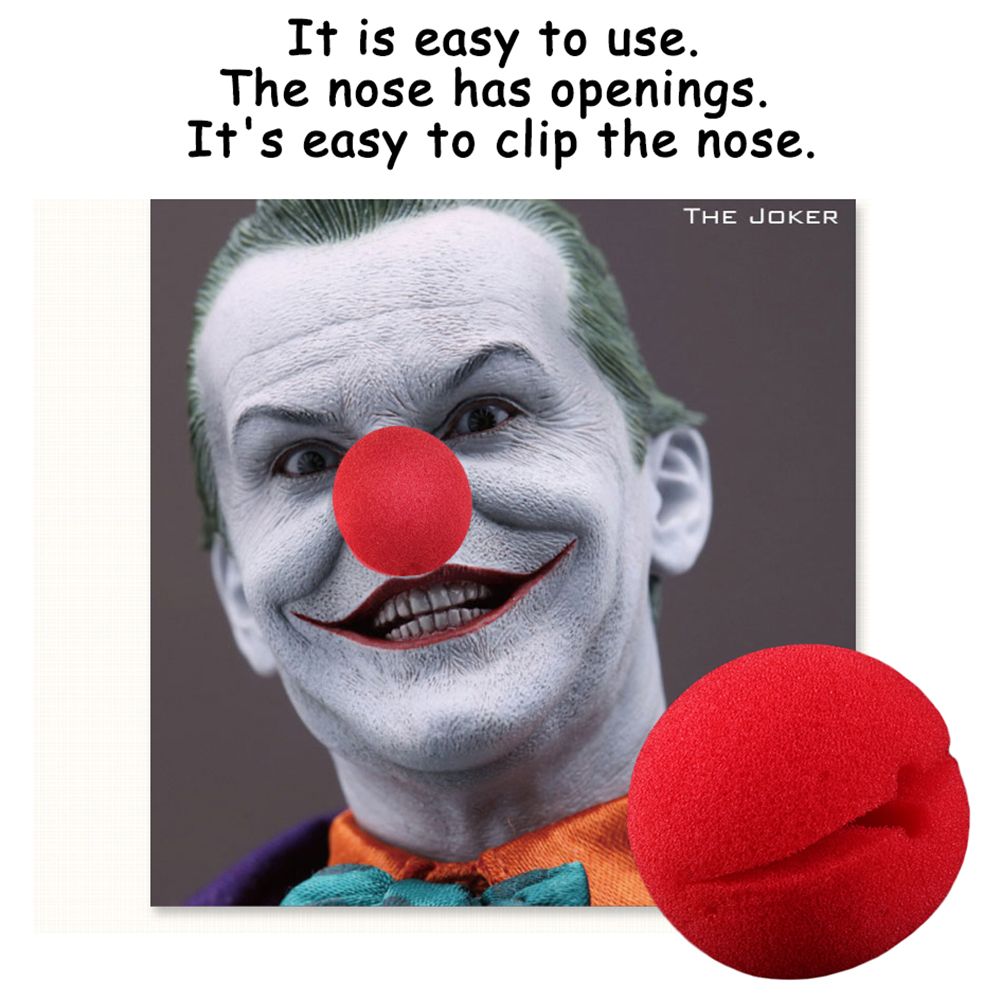 Sponge Nose Soft Clown Nose Funny Cosplay Prop for Halloween Costume Party — image 4