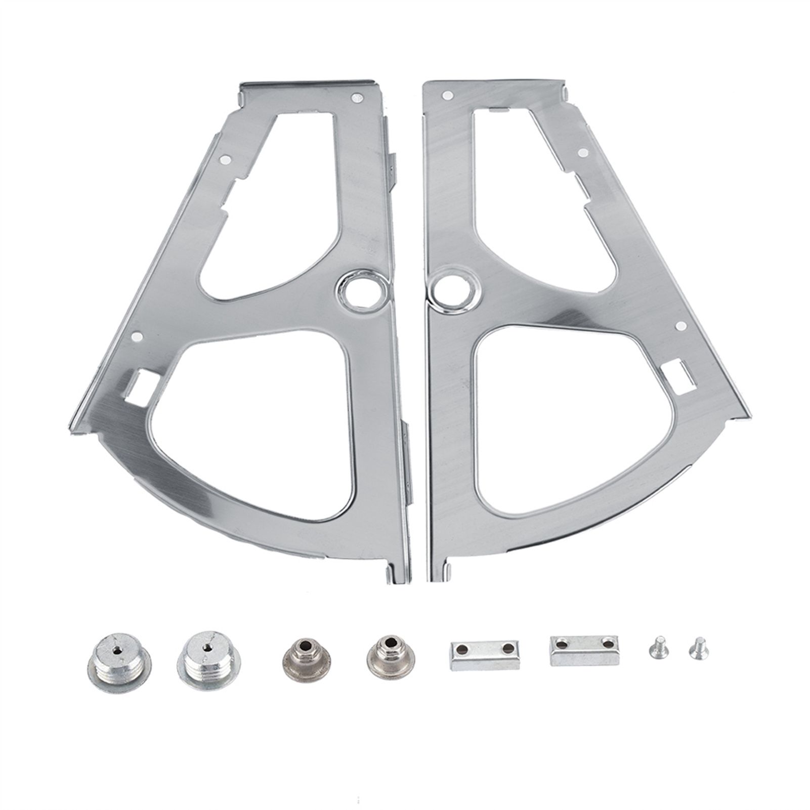 2Pcs Stainless Steel Shoes Drawer Cabinet Hinges Turing Rack Replacement Fittings(1 Layer)