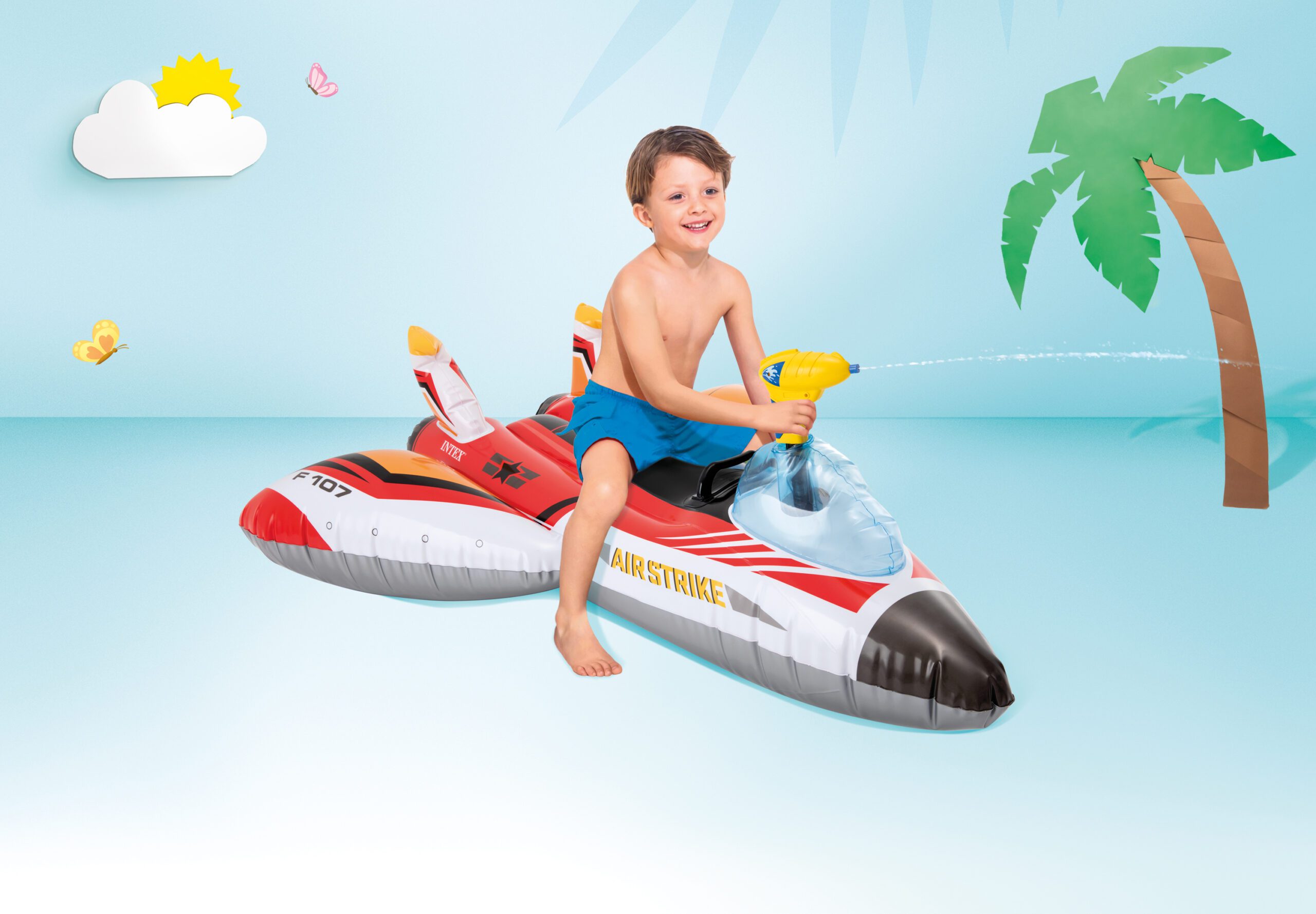 Intex Water Gun Plane Ride-On Pool Toy 57536 โ image 5