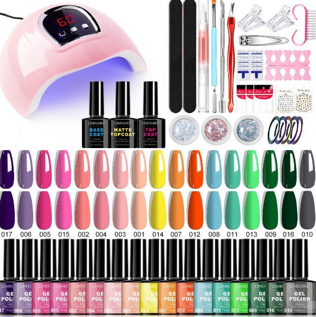 Nail Art Kit Gel Lamp Nail Grinder Nail Polishes Nail Art Tools Nail - Multi - Size 36-1 โ image 3