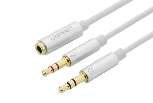 UGREEN 3.5mm Female to 2mm male audio cable - White (20897) — image 2