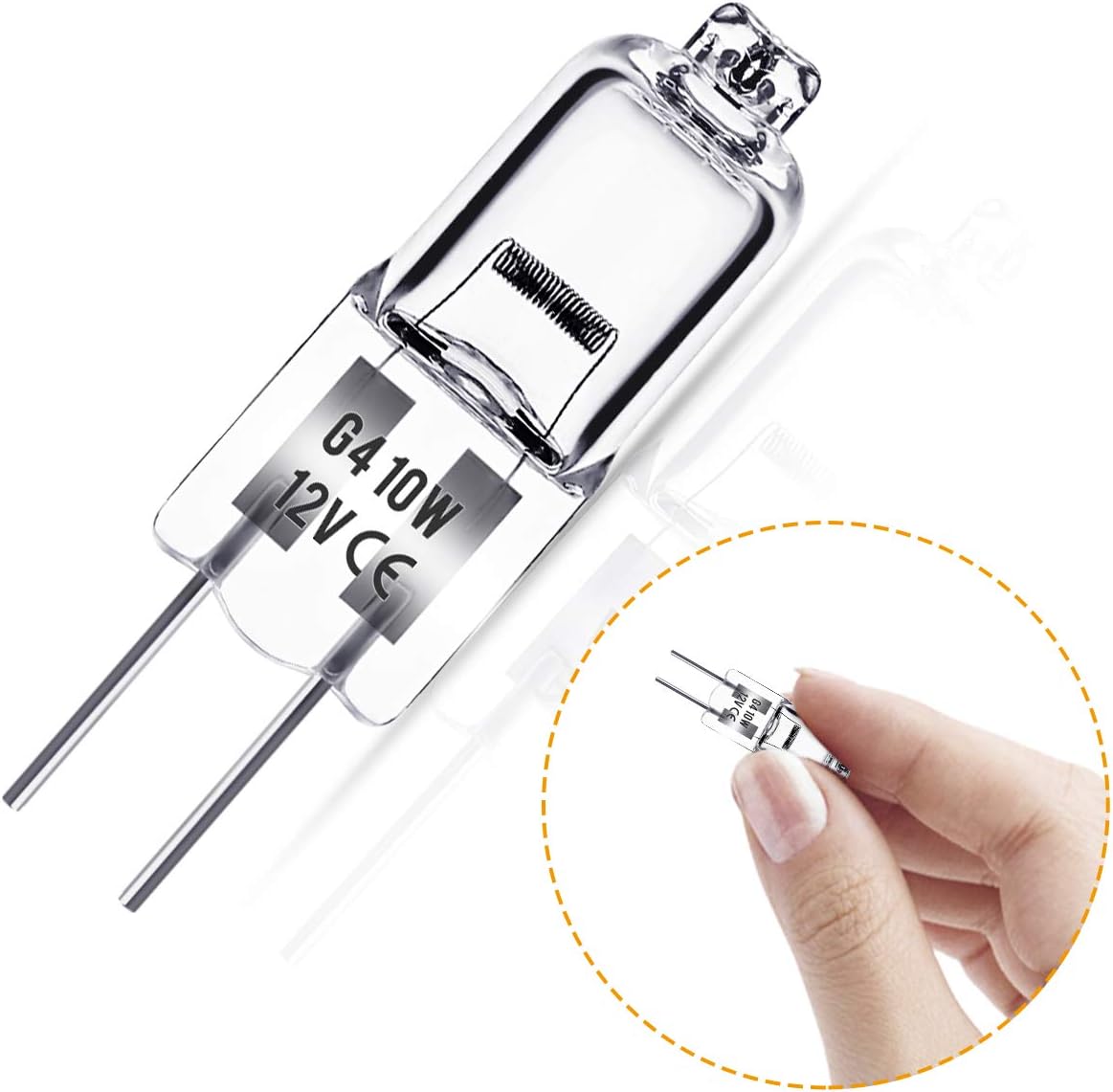 G4 halogen lamps 10W 12V - Warm white - 20-pack 10W 20pcs 10W โ image 3