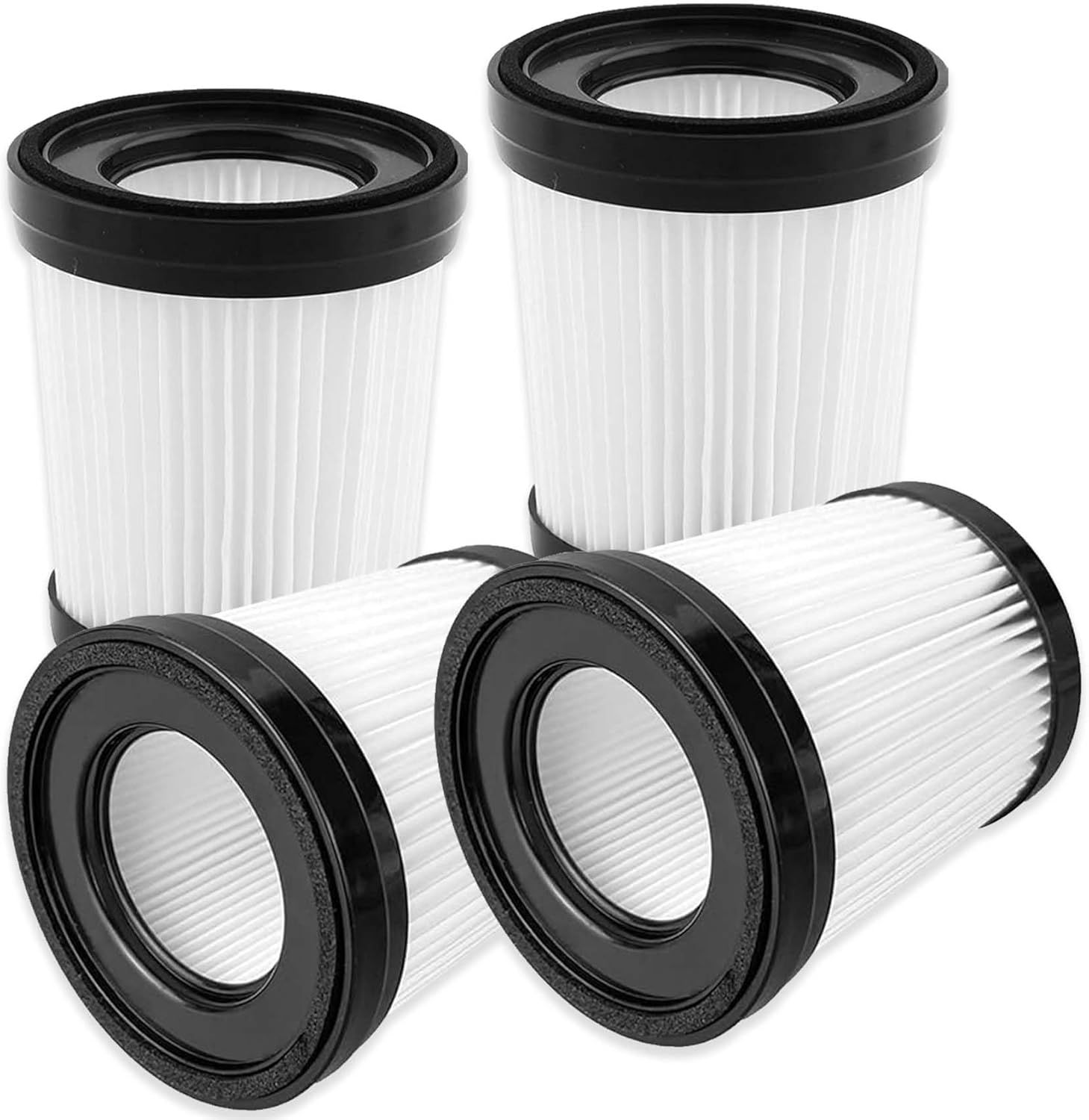 Vacuum Filter Replacement Compatible with Fabuletta FSV001/FSV101,Girnoor G160/G165, Lubluelu 202, Oraimo OSV-102, VacLife VL732 Stick Vacuum Cleaners - 4 Pack — image 6