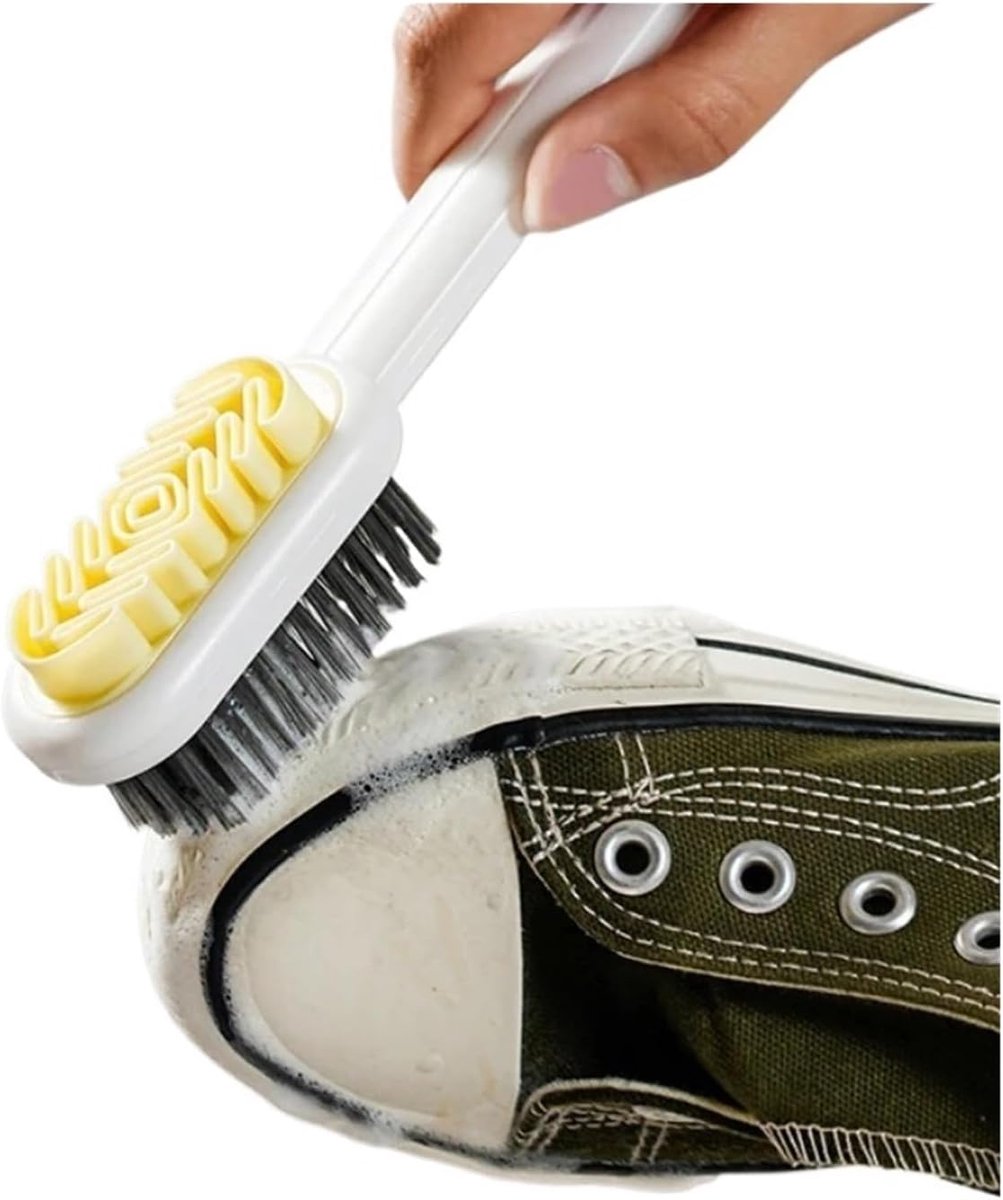 Shoe Brush - 2-in-1 Matte Shoe Brush - Soft Cleaning Brush - Silicone Brush - Provides optimal care for suede and leather shoes โ image 3