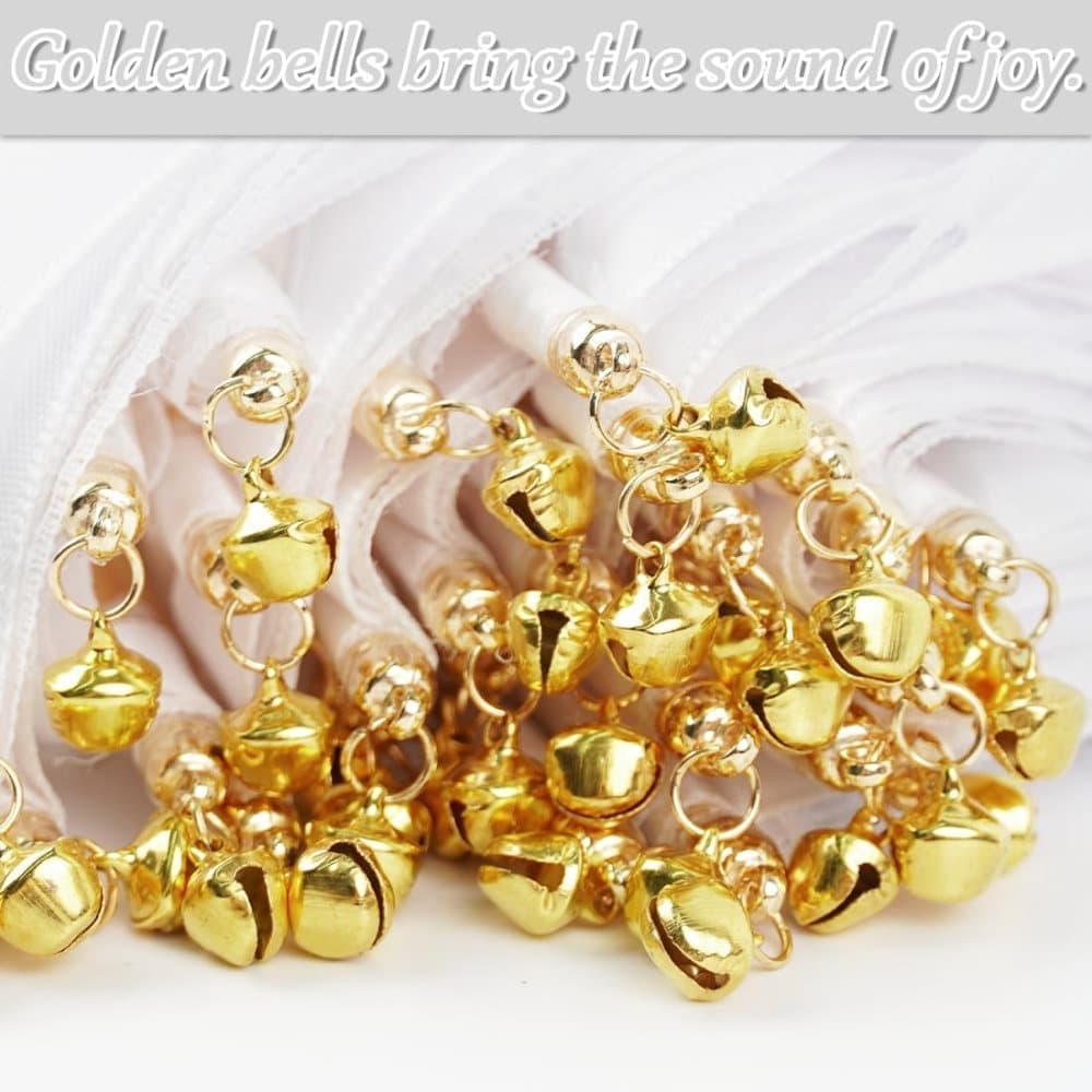 30 Pack Purple Satin & Lace Ribbon Wands with Bells for Wedding & Party Decor, 30cm — image 4